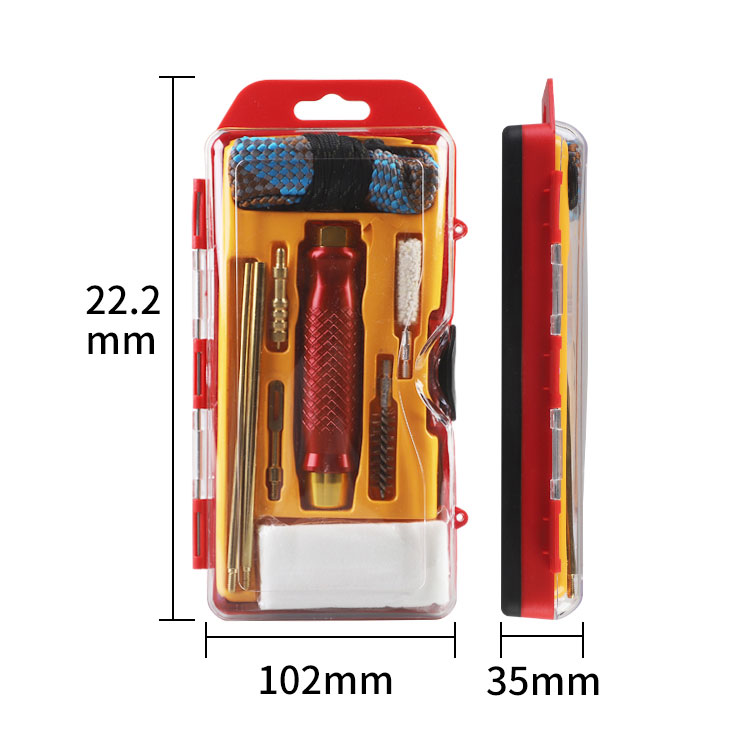 .357 구경 권총 청소 키트(알루미늄 케이스 포함)